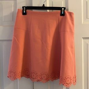LOFT Light pink scalloped skirt - sz6